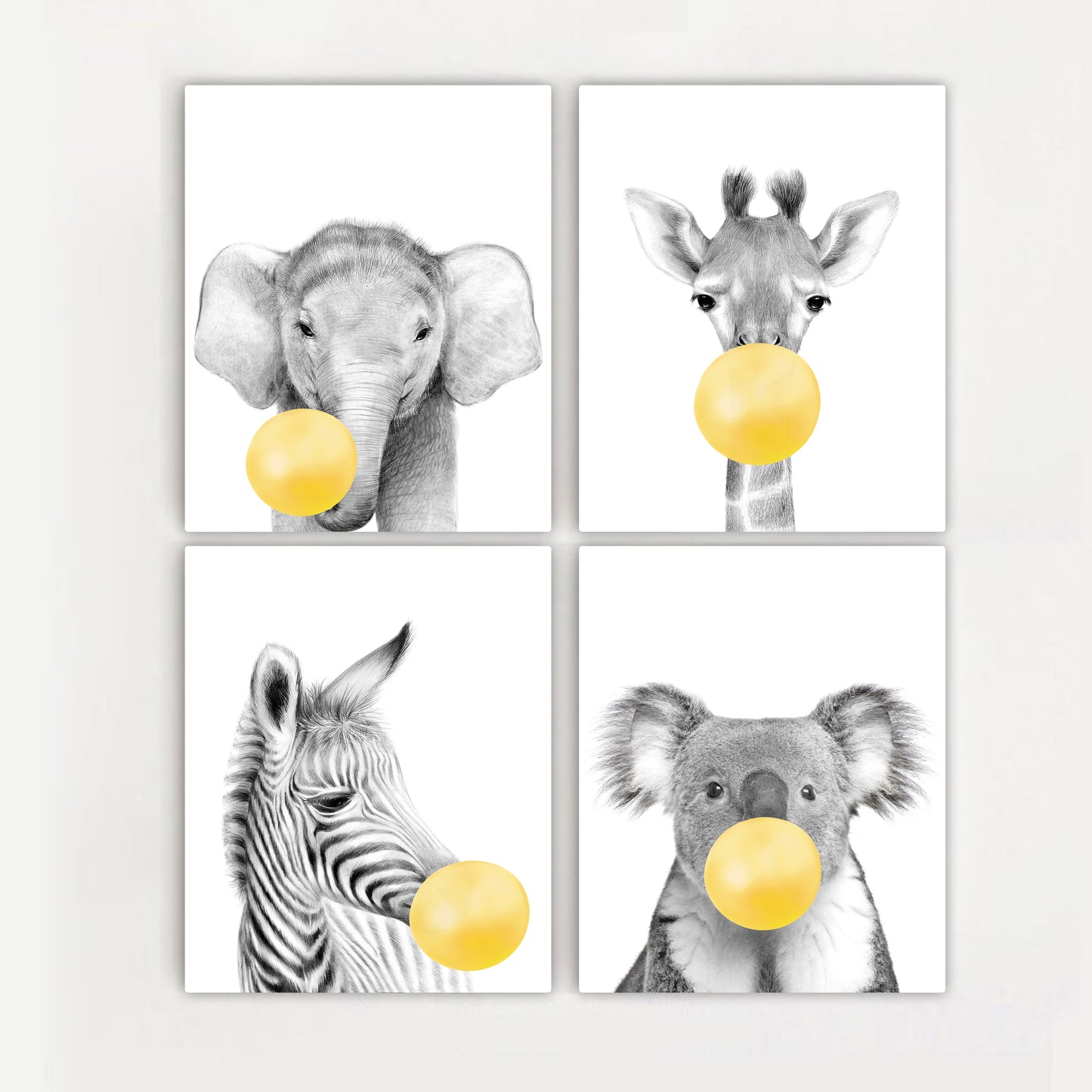 Animales Bubble Gum Amarillo