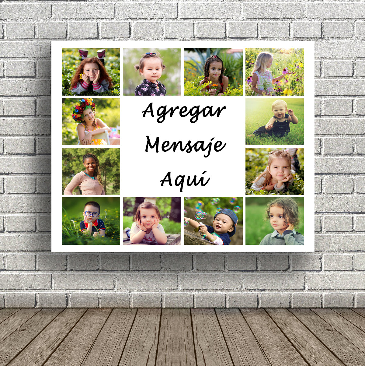 12 Fotos Horizontal con Texto