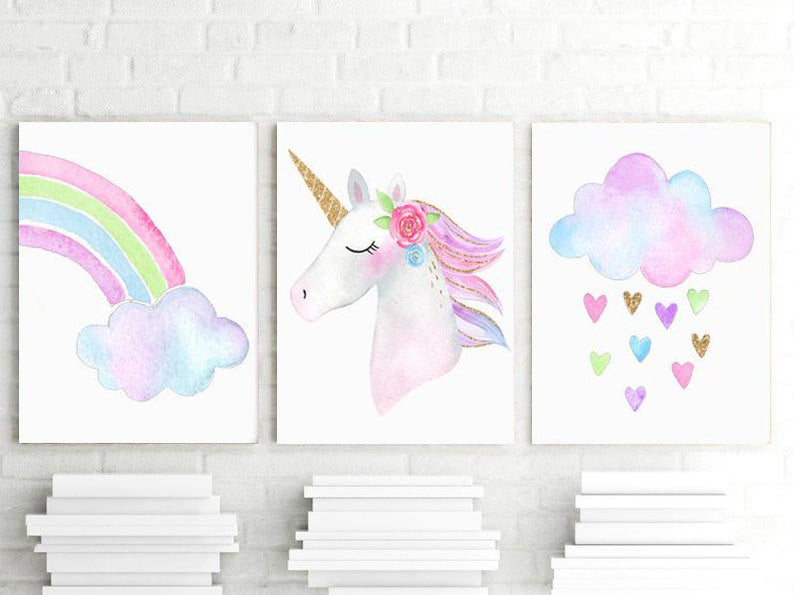 Unicornio, Nube, Arco Iris