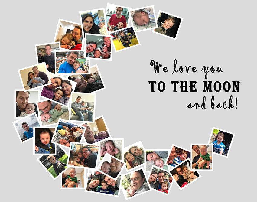 Luna - Love you to the Moon and Back Collage