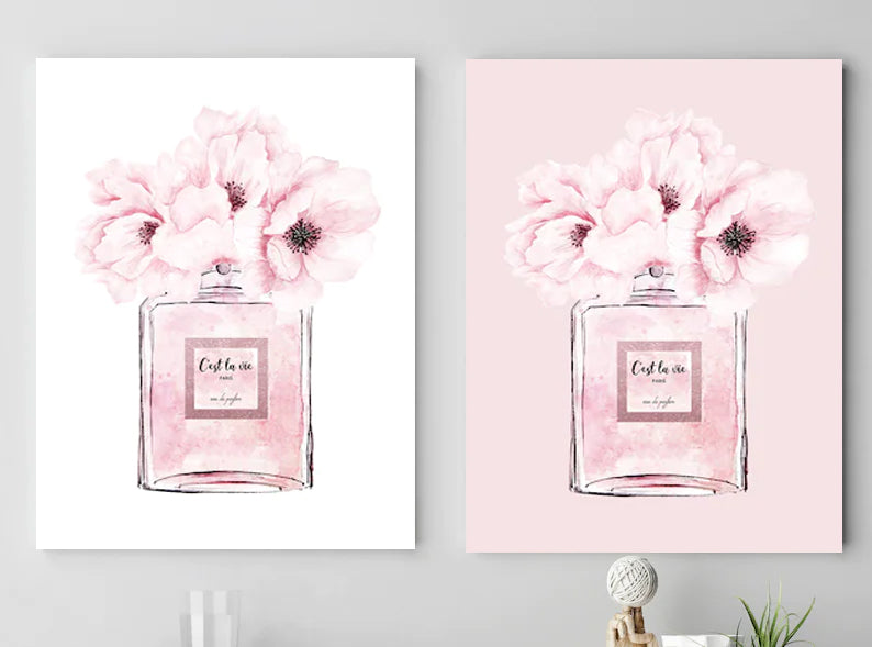 Perfumes con Flores Rosa